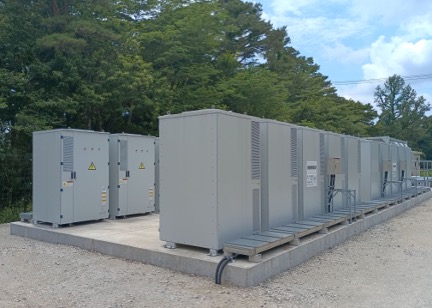 写真：宮城県柴田郡にて系統用蓄電施設「NC柴田郡川崎町今宿蓄電所」需給調整市場への運用開始