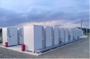 写真：福島県白河市にて系統用蓄電施設「NC白河市表郷番沢蓄電所」受電開始